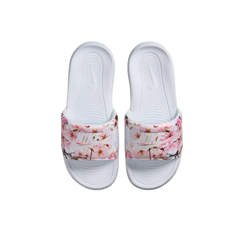 Nike Victori One Slide White Women's-2