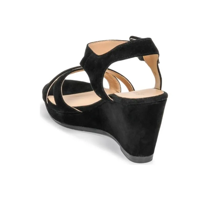 JB MARTIN Querida One Strap Sandals Women's Black-4