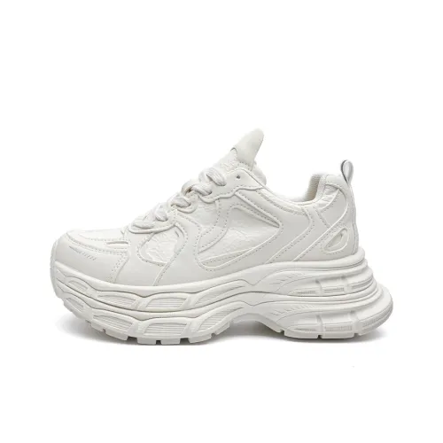 ABIDJAN Wear Resistant Height Increasing Low Top Chunky Sneakers Women's