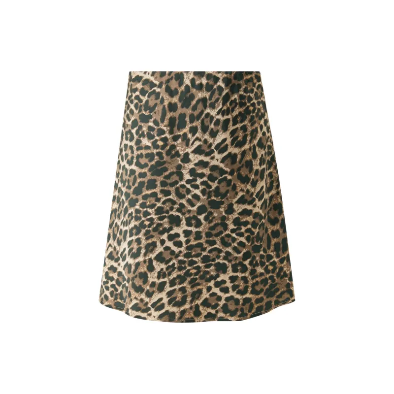 3COLOUR Casual Short Skirts Women's Khaki-1