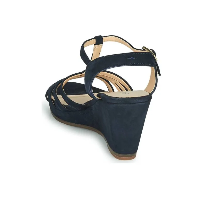 JB MARTIN Quira Strap Sandals 8cm Women's Dark Blue-4
