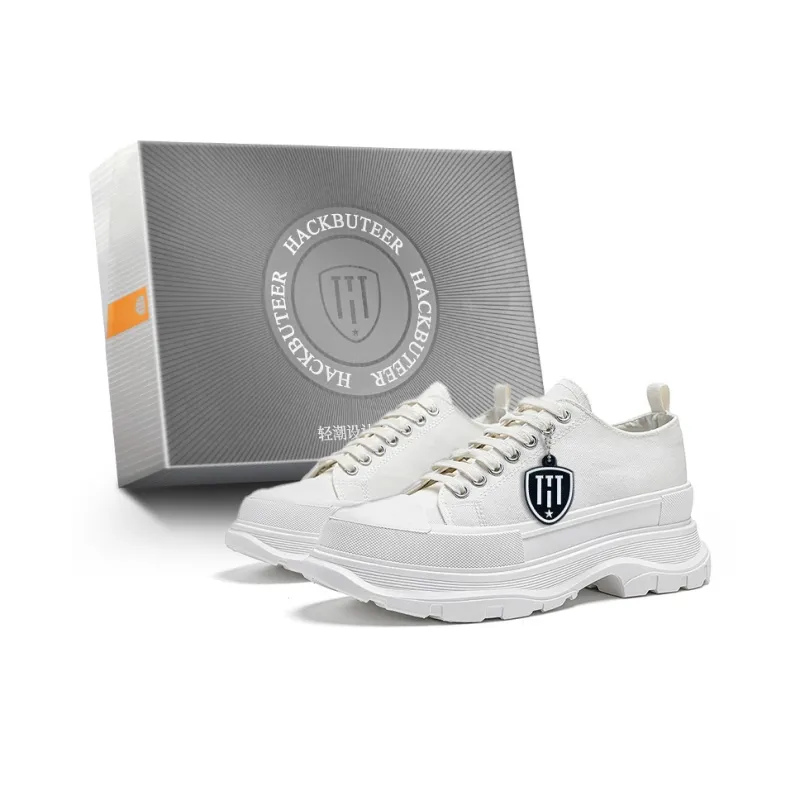 HACKBUTEER Low-Top Canvas Shoes Men's Box-0