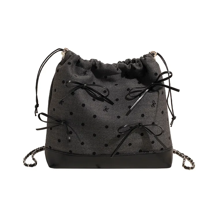BGAY Canvas Canvas Bag Crossbody Bag Backpack Regular Women's Black-0