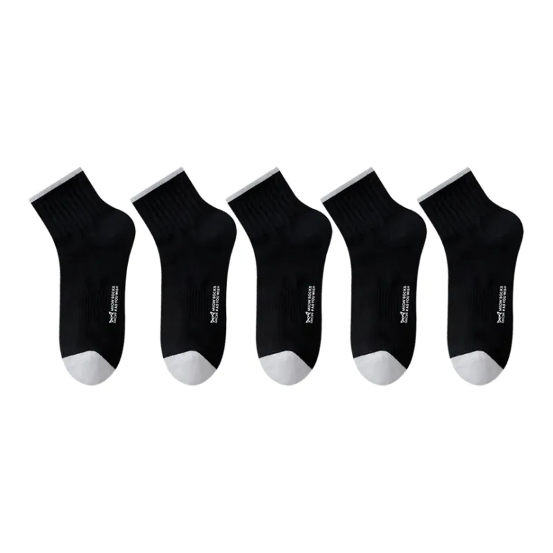 MIIOW Cool One Summer Series Mid Calf Socks Men's 5 Pack-7