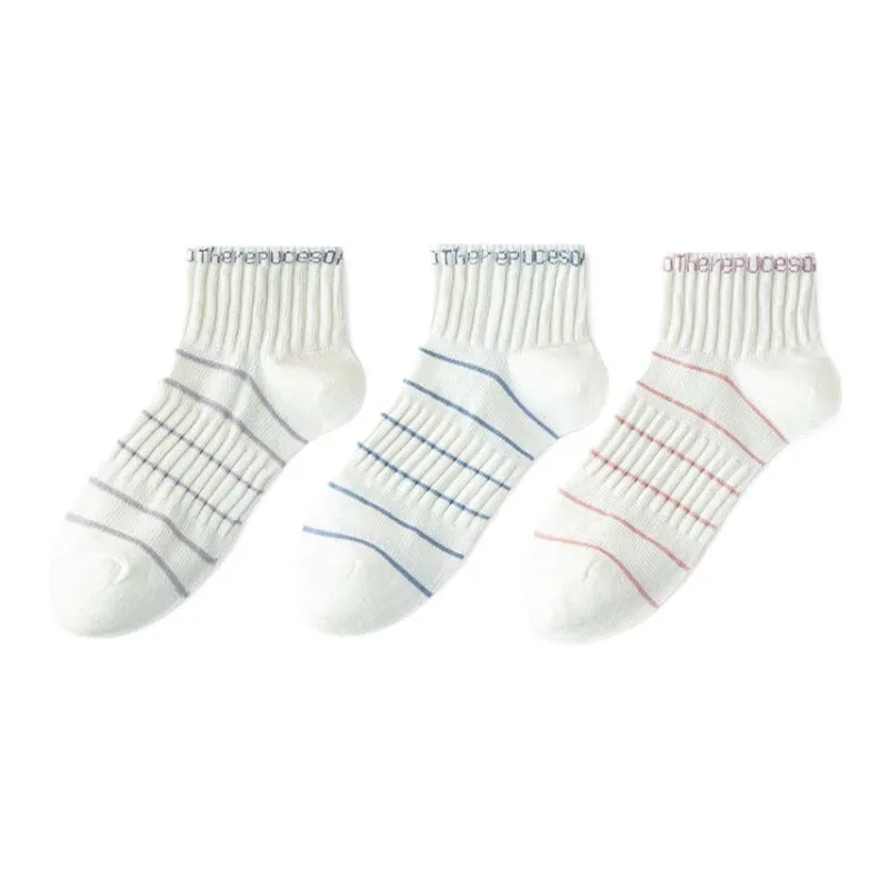 Cotton Gene Ankle Socks Women's 3 Pack-8