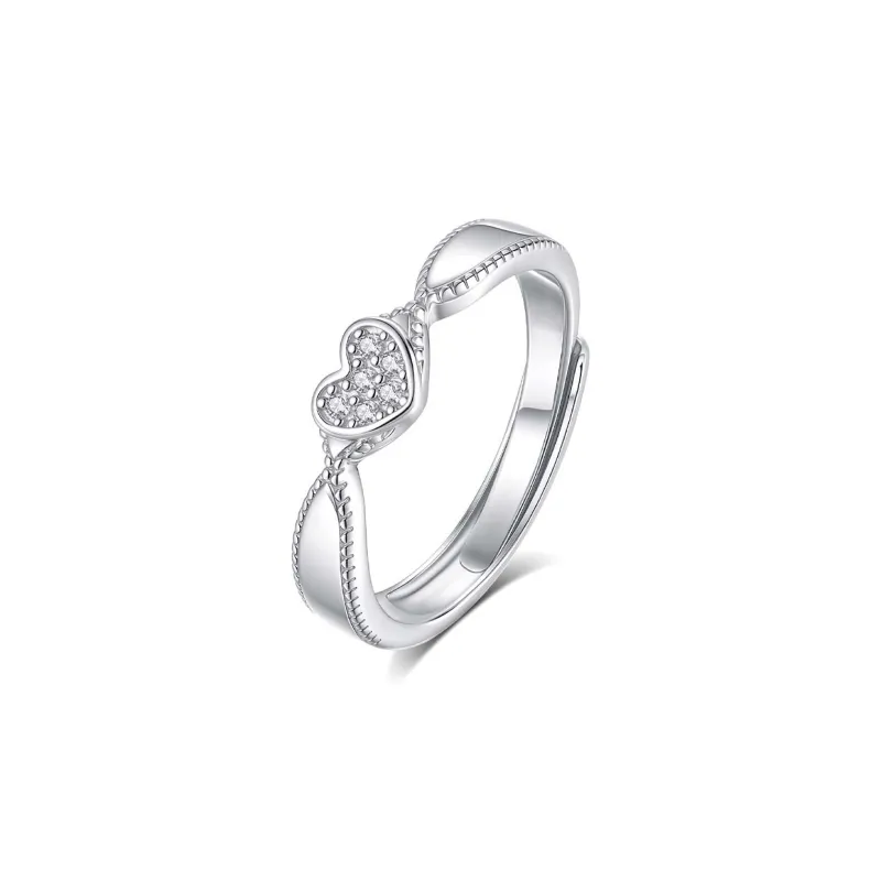 VANA 925 Sterling Silver Zircon Rings Women's-0