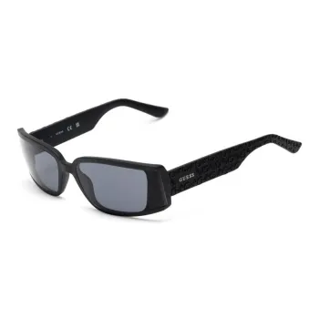 GUESS Resin Irregular Shape Sunglasses Unisex Black