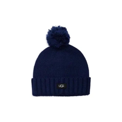 UGG Polyester Beanies Women's Dark Blue