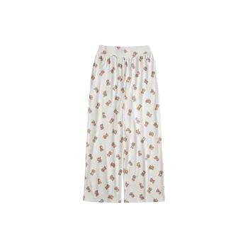 Hollister Pajama Pants Women's Little Bear Full Of Prints
