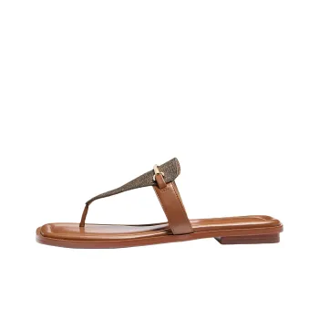 MICHAEL KORS Slip Resistant Flip Flops Women's Brown