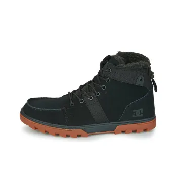 DC Shoes Woodland Abrasion Resistant Thermal High Top Casual Shoes Men's Black