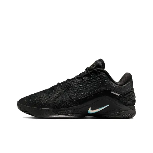 Nike LeBron 22 Anti Slip Wear Resistant Low Top Basketball Shoes Men's Black
