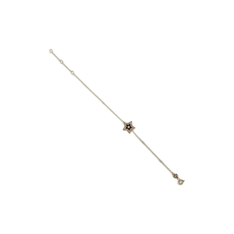 TORY BURCH 18K Gold Plated Brass Enamel Crystal Bracelets Women's Gold-1
