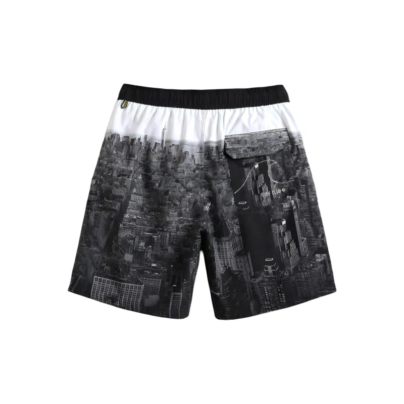 GAILANG Beach Shorts Men's Black-1
