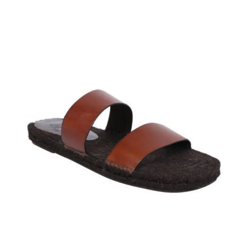 Castañer Kim Double Strap Square Toe Slides-1