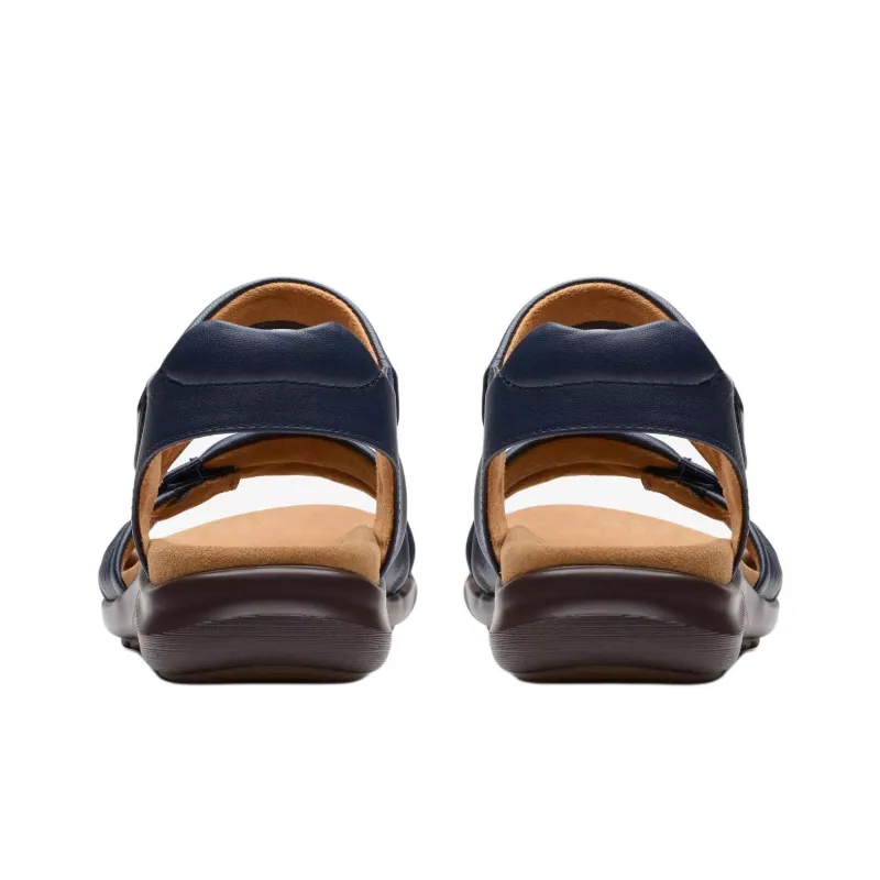 Clarks Kitly Ave Beach Sandals Women's Marine Blue-4