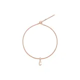 C+Snake Chain Bracelet