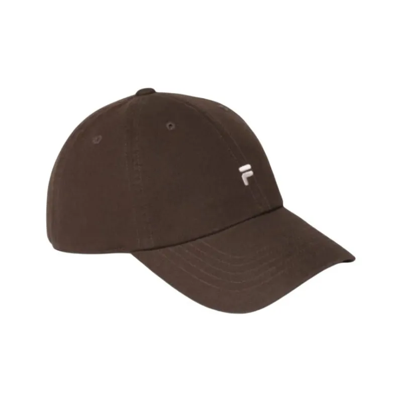 FILA 100% Cotton Baseball Caps Unisex Brown-1