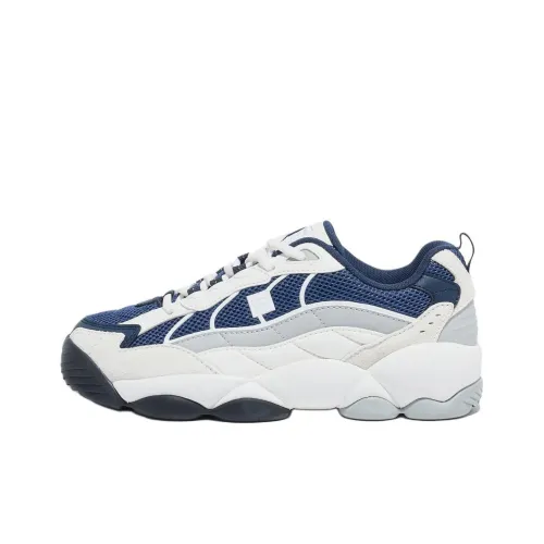 FILA Anti-Slip Wear-Resistant Low-Top Casual Shoes Unisex Blue White