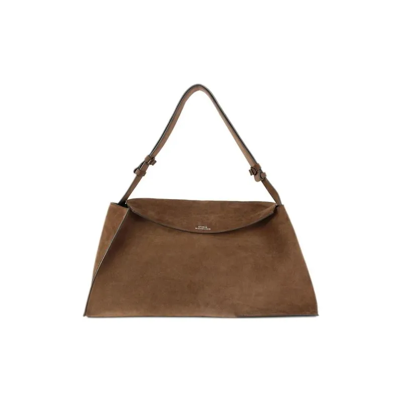 STUDIO NICHOLSON Suede Shoulder Bag Women's Brown-0