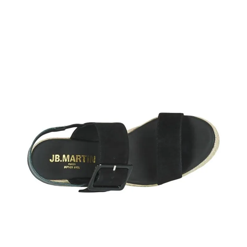 JB MARTIN Irina Strap Sandals Women's Black-5