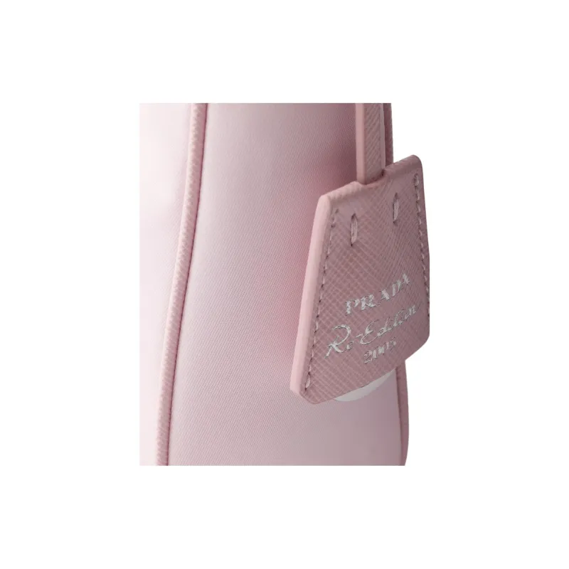 PRADA Re-Edition Recycled Polyamide Handbag Mini Women's Pink-4