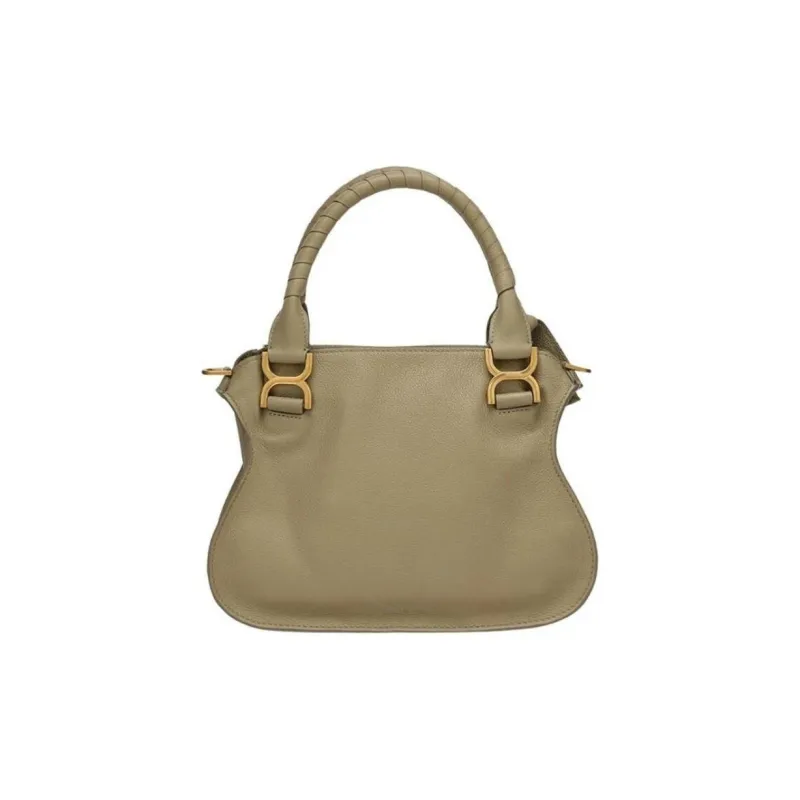 Chloe Marcie Calfskin One Shoulder Handbags Mini Women's Green-2