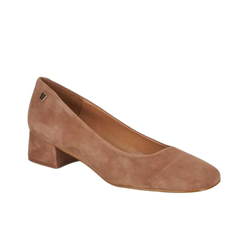 JB MARTIN Virginia Chunky Heel High Heels 4cm Women's Light Brown-3