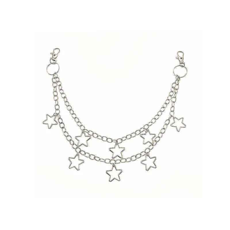 CHRROTA Metal Pants Chains Unisex-0