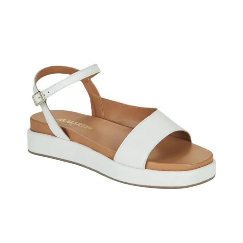 JB MARTIN LUCE Strap Sandals Women's White-2