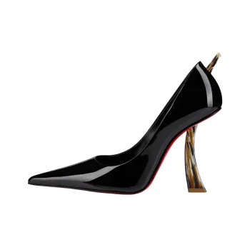 CL Kate Clawma Irregular Heel High Heels 10cm Women's Black