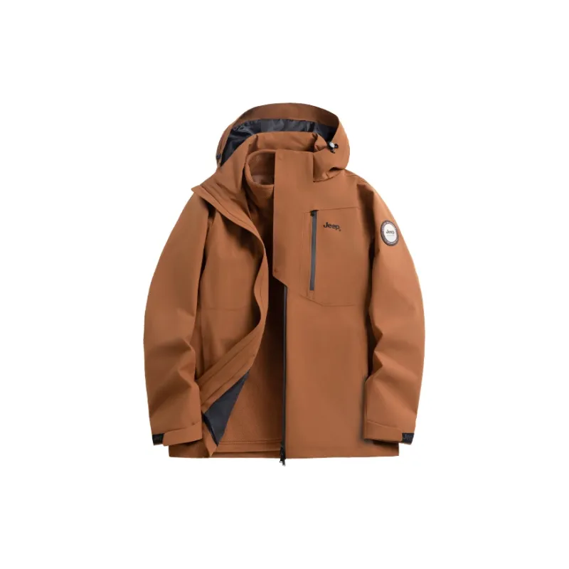 Jeep Urban Living/Travel/Commuting Water-Resistant Windproof Wear-Resistant Cold-Resistant Windbreaker Jacket Unisex-6