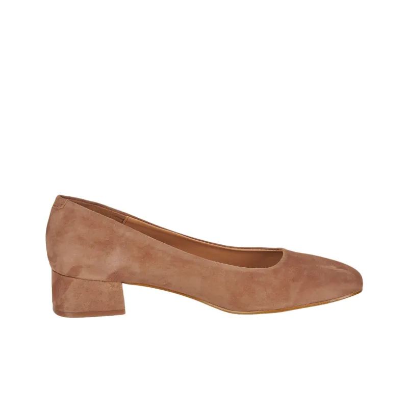 JB MARTIN Virginia Chunky Heel High Heels 4cm Women's Light Brown-1