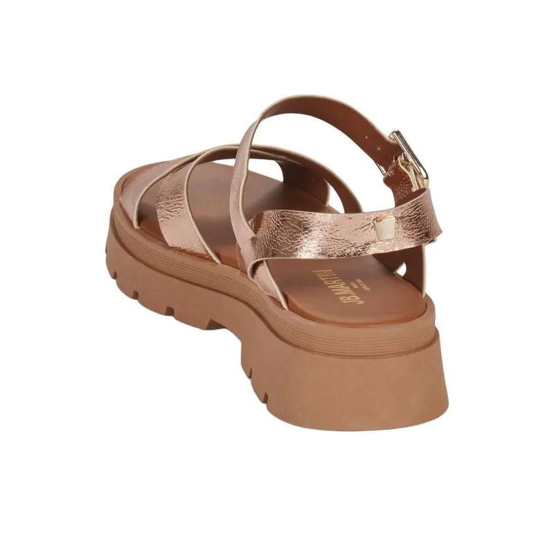 JB MARTIN DECIDEE One Strap Sandals 4cm Women's Gold-4