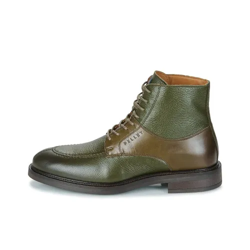 PELLET BASTIEN Ankle Boots Men's Olive Green