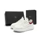 Beige, White, Red (Standard Leather Shoe Size)