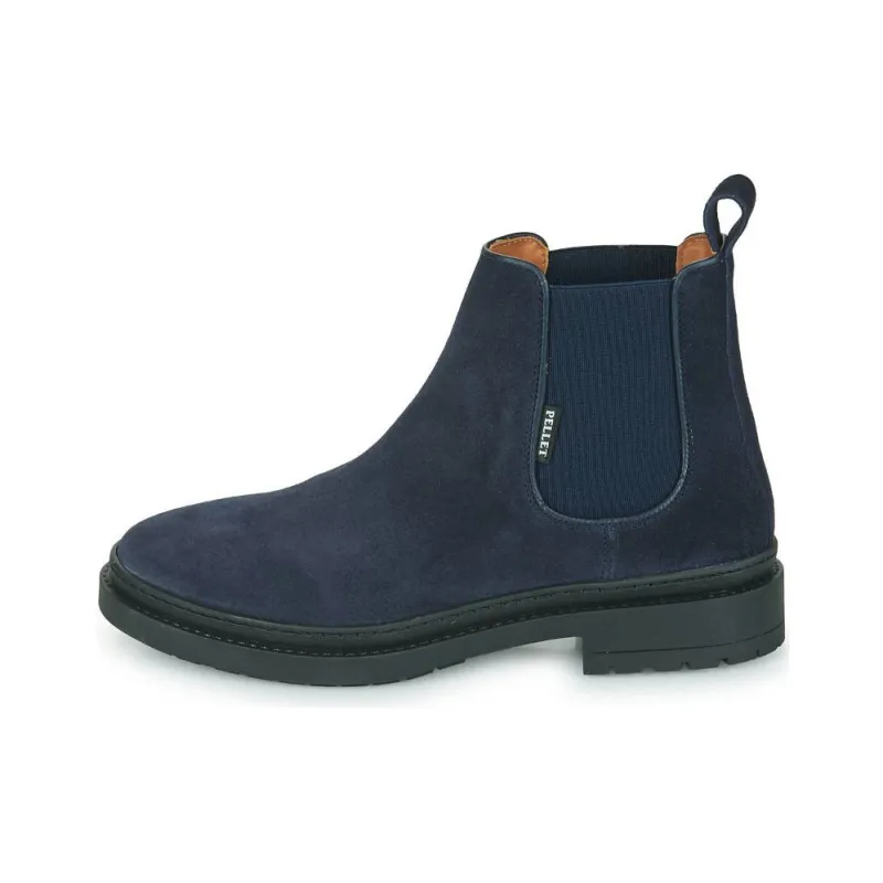 PELLET JUNE Short Chelsea Boots Men's Marine Blue-0