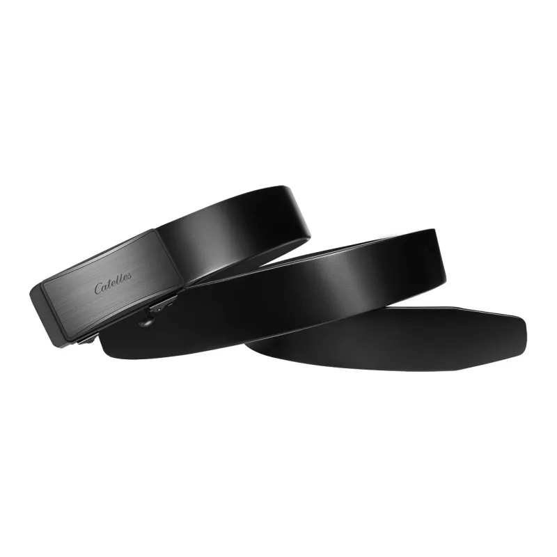 CATELLES Unlined Top Grain Cow Leather Leather Belts Men's 3.5cm-9