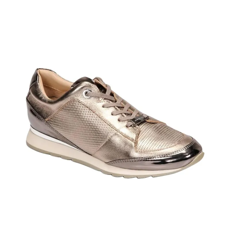 JB MARTIN Low Top Casual Shoes Women's Silver Gray-2