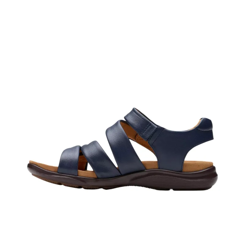 Clarks Kitly Ave Beach Sandals Women's Marine Blue-1