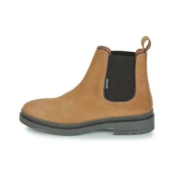 PELLET JUNE Short Chelsea Boots 4cm Men's Beige