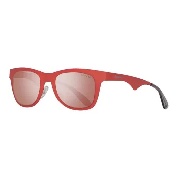 CARRERA Metal Rectangular Sunglasses Unisex Red