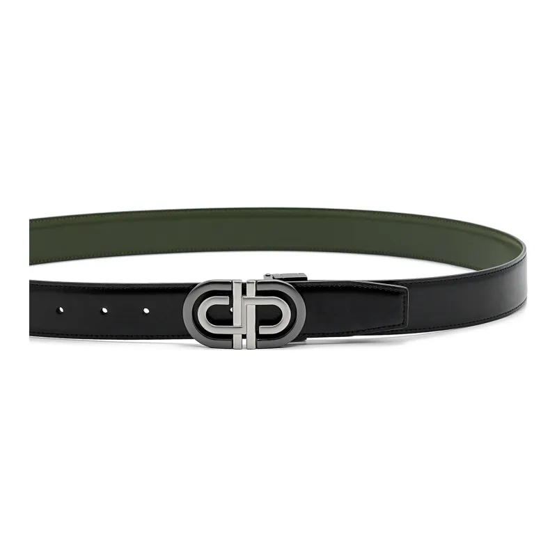 PEDRO Cow Split Leather Leather Belts Men's Width 3.3cm-1