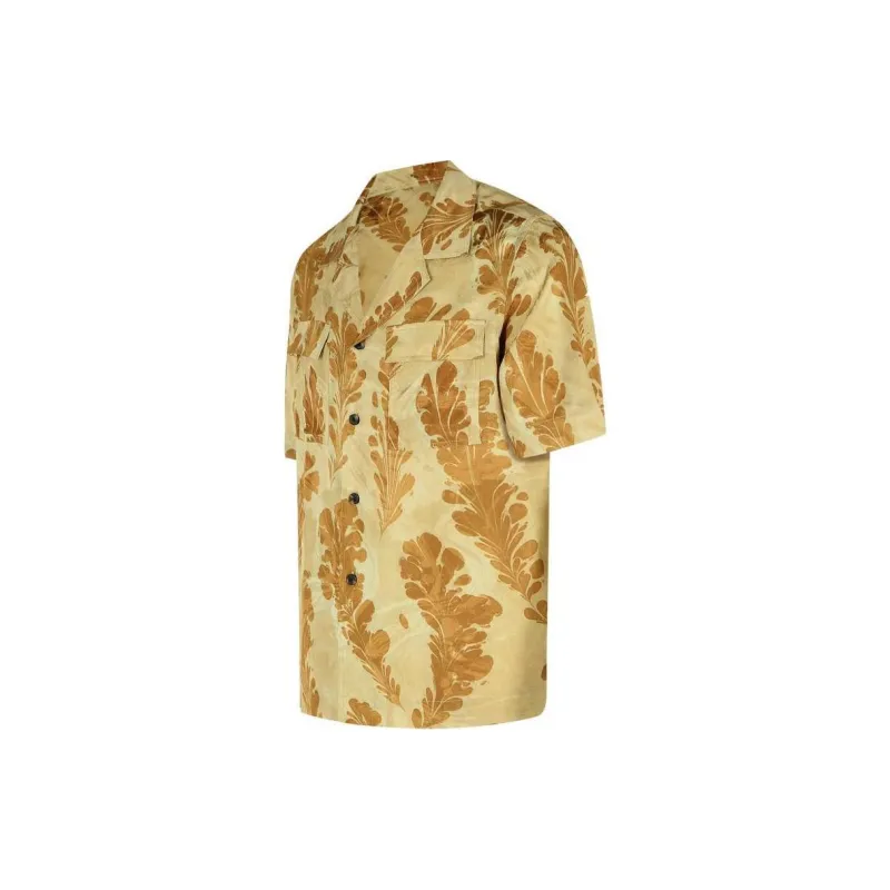 DRIES VAN NOTEN All Over Patterned Button Up Shirt-2