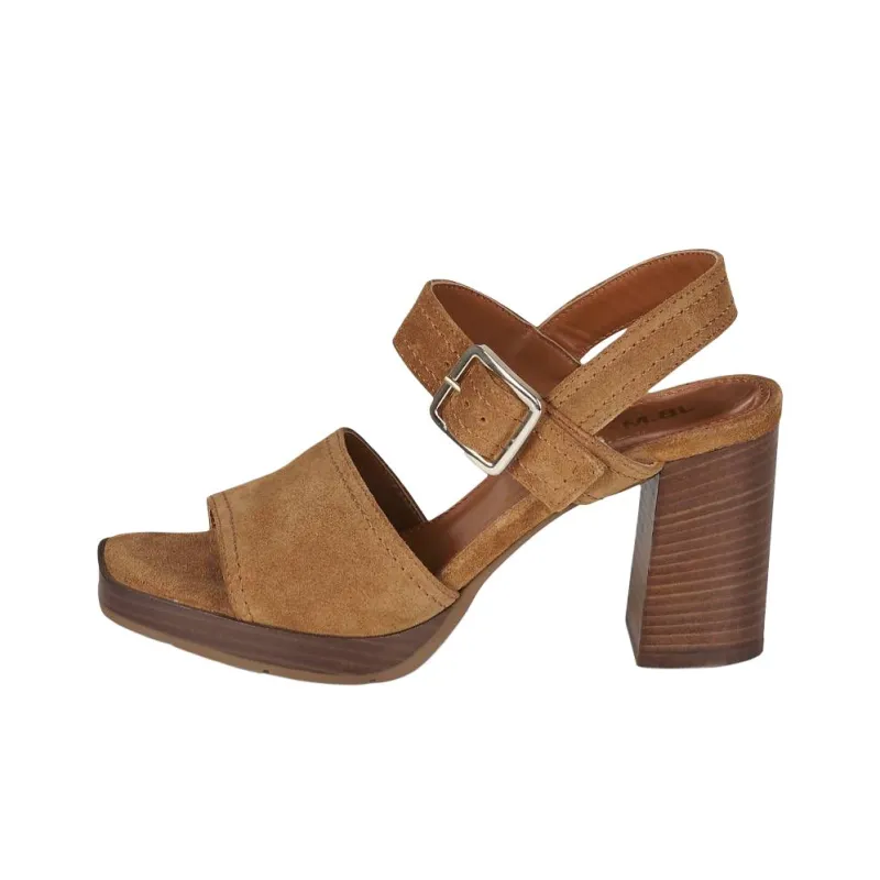JB MARTIN DYNAS Strap Sandals 9cm Women's Light Brown-0