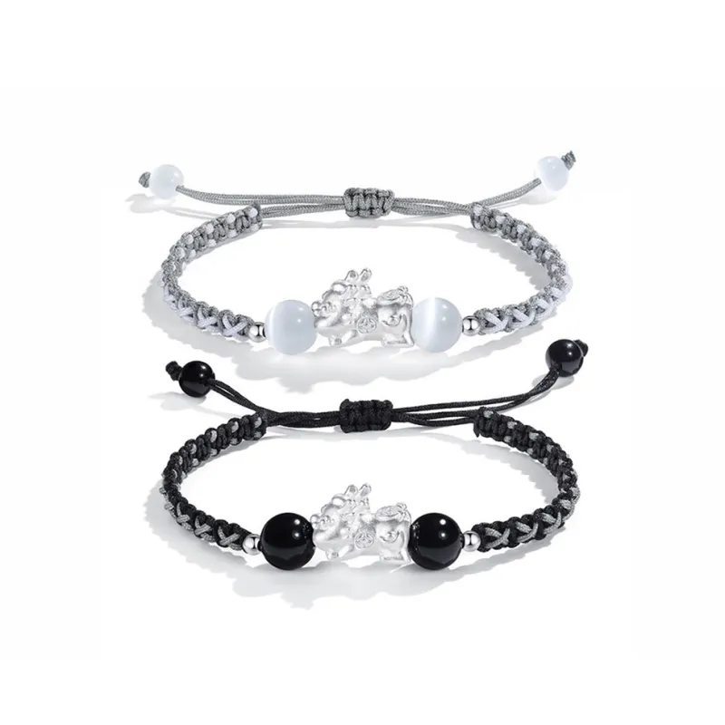 CHINA GOLD 999 Fine Silver Bracelets Unisex-2