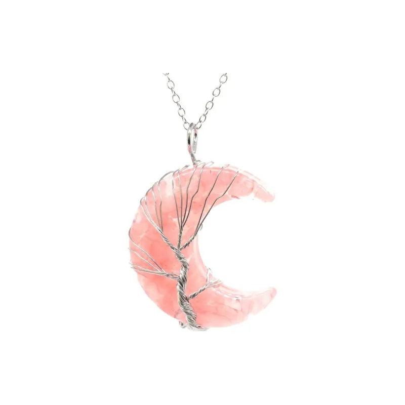 VEZA Crystal Stone Necklaces Women's-7