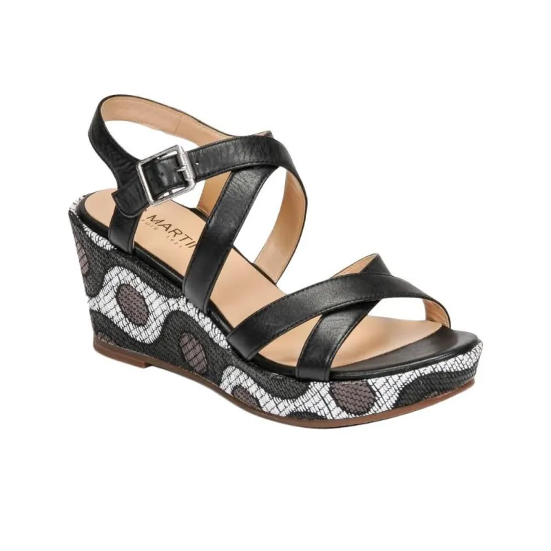 JB MARTIN Darelo Strap Sandals 8cm Women's Black-3