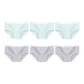 6 Pack (3 White Blue+3 White Purple)