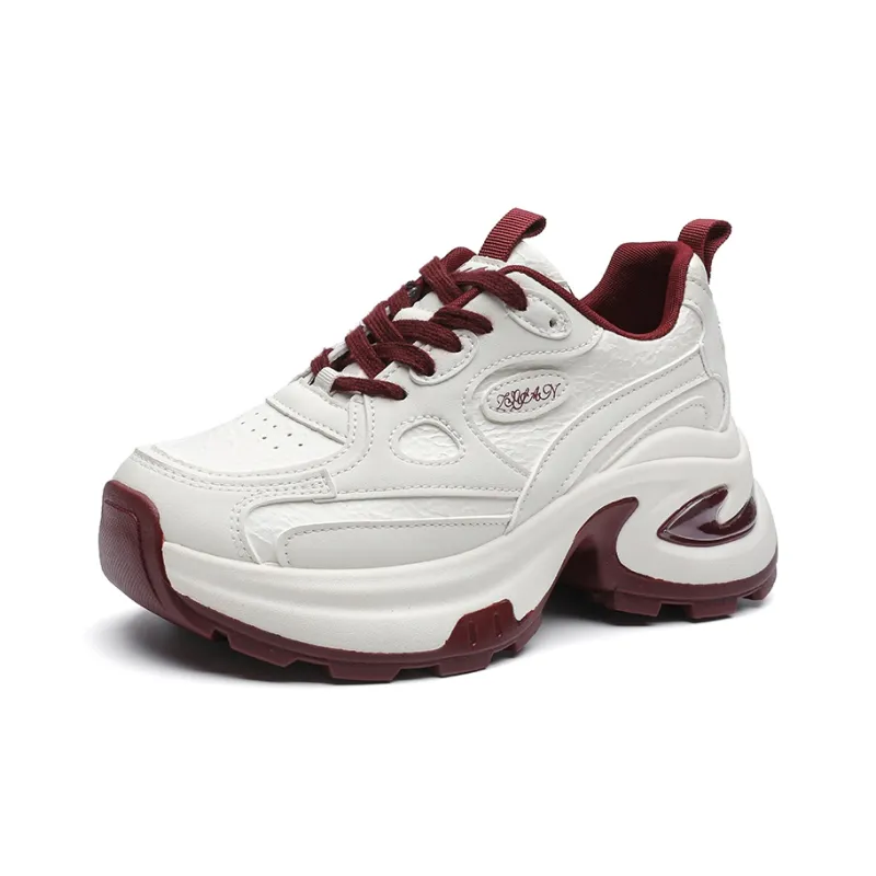 ABIDJAN Lightweight Height Increasing Low-Top Chunky Sneakers Women's-1